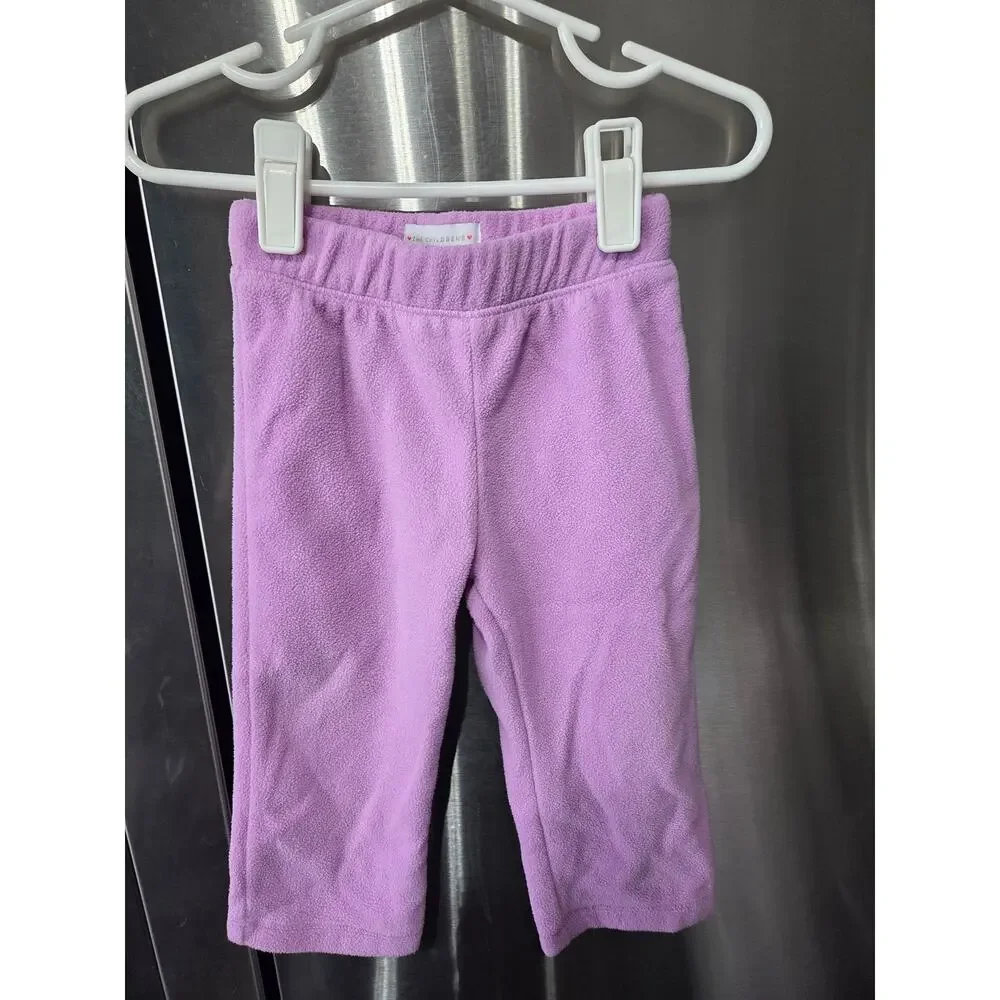 Fleece Sweatpants 2 Pack Black/Purple - The Children's Place - 12-18mo